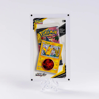 Boîtier de protection en acrylique personnalisé pour paquets de boosters sous étui / Vitrine en acrylique pour paquets de boosters sous blister modernes