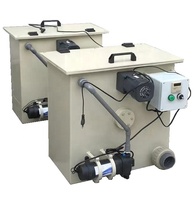 Système de filtration mécanique d'étang koi filtre à écran à tambour rotatif pour l'aquaculture piscicole