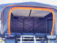 Carpa de Techo Triangular Rígida de Aluminio para Auto/SUV, 2/4 Personas, 4x4, para Campismo Todoterreno