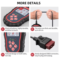 Lecteur de codes de panne du moteur T41 OBD2, scanner de diagnostic