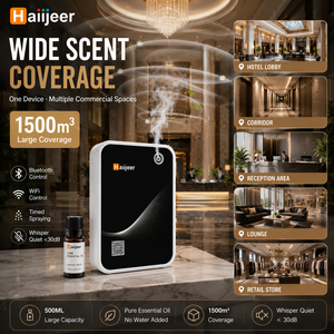 Ev Spa Aromaterapi Koku Makinesi Büyük Kapasiteli Susuz Nebulizatör Difüzör Ayarlanabilir Esansiyel Yağ Kokusu - Product Image 2