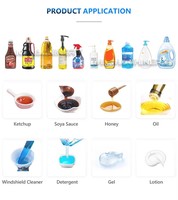 Machine de remplissage de suivi à grande vitesse de bouteille d'antigel de nettoyeur de pare-brise à quatre têtes automatique 200Ml-5L
