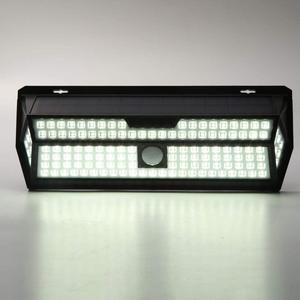 IP65 blanc LED solaire extérieur applique murale capteur de mouvement alerte étanche jardin inondation lampe tonnerre sécurité alimenté par batterie PC