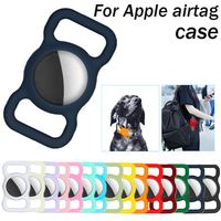 Logo personnalisé Couverture GPS Tracker Pet Chien Chat Collier Boucle Silicone Étuis de Protection pour Apple AirTag Tracking Case Holder
