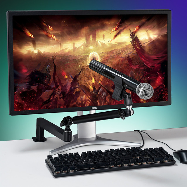 OEM Aluminum Alloy Height Adjustable Microphone Arm Stand Model MB66-2 Desk Studio Mic Holder Mounts & Stands