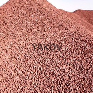 Prezzo di fabbrica rocce di lava rossa schiacciate naturali - Product Image 2