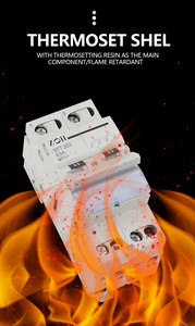 Tự động thay đổi quyền lực trên điện kép tự động chuyển đổi ATS 2 cực 4 cực 2 P 40A 63A 230V MCB loại - Product Image 2