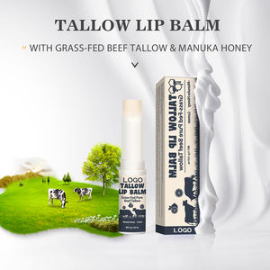 Großhandel Aromatische Zitrus noten 5g Talg Lippen balsam mit gras gefüttertem Rinder talg Manuka Honig - Product Image 2