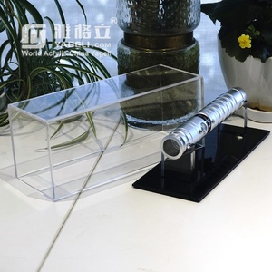 YAGELI Custom Clear Acrylic Silk-Screen Printed Lightsaber <b>Display</b> <b>Case</b> with Custom Thickness and Custom Logo Star Wars Saber - Product Image 6