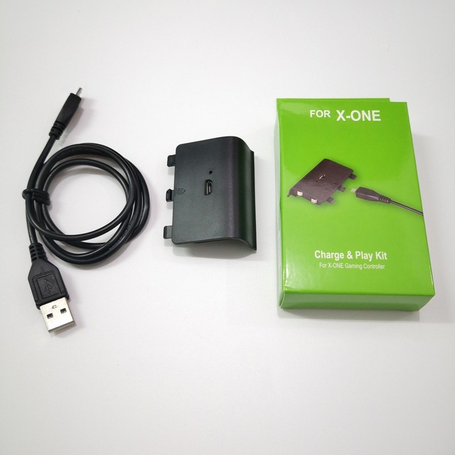 2400mah Battery Charger Set for Xboxes One Controller Rechargeable Battery Pack for Xboxes One Gamepad USB Charging Cable