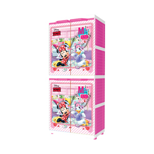 <b>Maximize</b> space with this portable wardrobe featuring a multifunctional, minimalist modern look and vibrant MSC license cartoon - Product Image 1