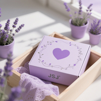 Boîtes en carton ondulé personnalisées, durables, recyclables, pliables, avec un design coloré, laminage mat, luxe moderne, pour chaussettes