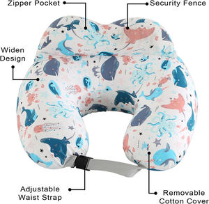 Almohada de soporte multifunción para recién nacido para amamantar al bebé y alimentar con biberón, cojín infantil, almohada para bebé lactante - Product Image 4