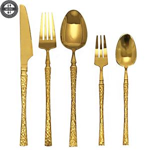 Juego de Cubiertos de Acero Inoxidable con Diseño de Árbol, Cuchillo, Tenedor y Cuchara con Mango de Reloj de Arena para Hotel, Restaurante, Comida Occidental - Product Image 1