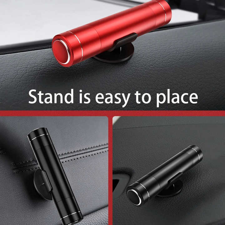 Car Safety Hammer Auto Emergency Glass Window Breaker Seat Belt Cutter Life-Saving Emergency Car Aluminum Alloy Escape Hammer