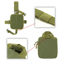 Tactical Outdoor Camping First Aid Kits Rip Away Molle Leg Pack Logo Drop Thigh Medical Bag for Emergency Survival EDC Tools
