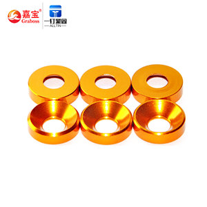 Vít chìm Fender máy giặt M5 chìm máy giặt nhà sản xuất Anodized Hợp kim nhôm GB đầy màu sắc thép không gỉ đồng bằng - Product Image 6