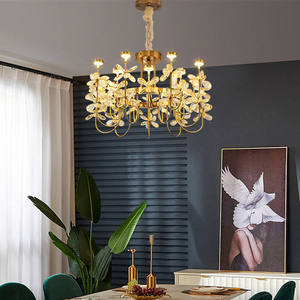 New Design Romantic Bedroom Home Designer Luxury Nordic Modern butterfly Garland Crystal <b>Chandelier</b> - Product Image 3