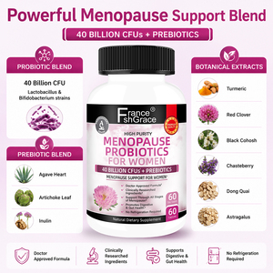 GMP Certified Shecome Probiotics for Women Support Digestion Regularity and Promotes Energy Women's <b>Menopause</b> Probiotics Capsule - Product Image 2