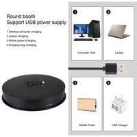 10-20kg chargement PULUZ 30cm USB support d'affichage de plateau tournant électrique, plateau tournant d'accessoires de prise de vue vidéo pour la photographie