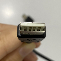 Kabel Pengisi Daya Komputer Mini USB Sudut Kanan Mini B Kustom Laris Manis, Selubung PVC, Panjang 3.5M, Tembaga Murni 99.99% Bebas Oksigen