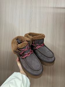 Bottes de ski imperméables haut de gamme originales de créateur, pour l'hiver et l'automne, chaudes, décontractées, en fourrure, pour hommes et femmes. - Product Image 3