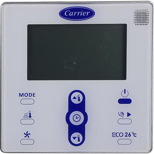 Carrier Central Air Conditioning <b>Controller</b> CA-KJR-90D/BK <b>Wired</b> Control Panel With Display And Eco Mode - Product Image 1