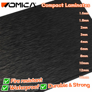 Tablero Laminado Compacto Fenólico Ignífugo con Acabado Metálico Elegante <span class=keywords><strong>de</strong></span> Fábrica Womica, Papel Kraft para Decoración <span class=keywords><strong>de</strong></span> Paredes <span class=keywords><strong>de</strong></span> Cocina - Product Image 1
