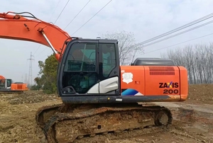 รถขุดตีนตะขาบฮิตาชิ ZAXIS 200 มือสอง ขนาด 20 ตัน พร้อมบุ้งกี๋ขุดดิน เครื่องจักรสำหรับงานดิน - Product Image 3