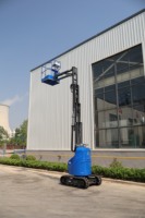 Plateforme de travail aérienne sur chenilles Berui AMWP9C 7100, structure électrique en acier, hauteur maximale de la plateforme 9 m, pour opérations sur terrain accidenté