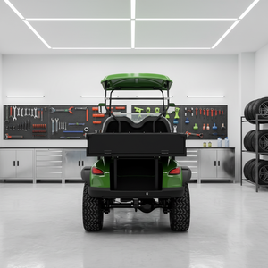 Carrito de Golf Eléctrico Personalizado de 2 Plazas, Homologado para Circular por la Calle, con Caja de Carga Trasera - Product Image 3