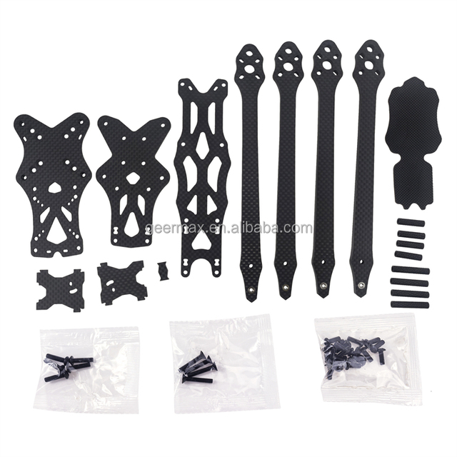 UAV Components Carbon Fiber Frame Kit Quadcopter 8-inch 5mm 6mm Arm FPV RC Racing Drone Models Part Accessories for APEX 8 Inch