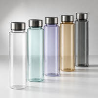 Botella de Agua Tritan al por Mayor de Fábrica, Botella Mezcladora de Proteínas de Plástico de 700 ml con Logotipo Personalizado para Gimnasio, Fitness, Deportes, OEM