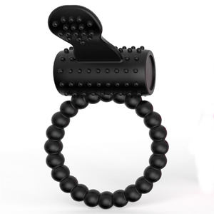 Silikon elektrikli horoz halka vibratör gecikmeli boşalma araçları yetişkin için Penis esaret erkek bekaret cihazı - Product Image 6