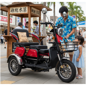 Triciclo Elettrico HLD per Trasporto Merci con Ampio Spazio Aperto, Pneumatici Tubeless 48V, Velocità 30km/h - Product Image 5