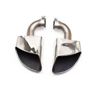 Pour Touareg V6 V8 W12 2004-2018, embouts d'échappement quadruples ronds, silencieux, tuyau d'échappement en acier inoxydable 304, nouveau style carré rond