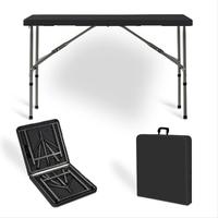 Table pliable en plastique HDPE de 6 pieds pour camping, fête de mariage, prix de gros, table pliante légère