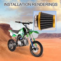 GOOFIT 35mm filtre à Air or de remplacement pour moto 50cc 70cc 90cc 110cc 125cc ATV Quad Go Kart Pit Dirt Bike pièces