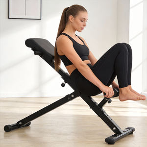 Chaise romaine pliable en acier de haute qualité avec fonctions de sécurité réglables <span class=keywords><strong>pour</strong></span> bancs/supports de fitness commerciaux peu encombrants - Product Image 4