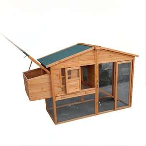 Gabbie Grandi in Legno per Polli e Conigli, Fornitura Diretta dalla Fabbrica, da Esterno, Impermeabili e Resistenti al Sole, a Doppio Strato, Calde e Adatte per l'Allevamento Completo - Product Image 2