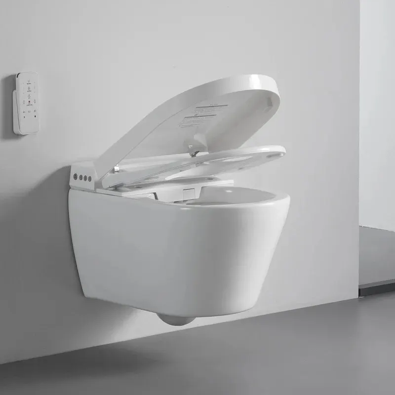 Luxe Badkamer Muurbevestiging Hangende Wc Wc Pot Keramische Muur Opgehangen Toilet Terug Naar Muur Wit