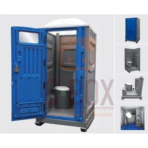 Toilettes portables en plastique pour usage public extérieur, durables, sanitaires mobiles avec réservoir de déchets - Product Image 1