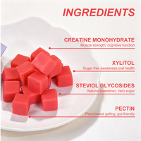36 Gummies à la créatine monohydrate, gummies énergétiques, créatine en poudre, compléments de créatine