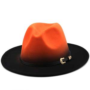 หมวกสักหลาดพิมพ์ลายดิจิทัล X1646 สำหรับผู้หญิง ทรงโคลช์ สำหรับกิจกรรมกลางแจ้ง ดีไซน์คลาสสิก ปีกกว้าง - Product Image 5