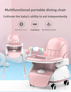 Silla de Comer Plegable y Ajustable para Bebés, de Plástico, para Verano, Soporta 250 lb, Diseño Antivuelco de Baja Altura, Multifuncional, Venta al Por Mayor - Product Image 2