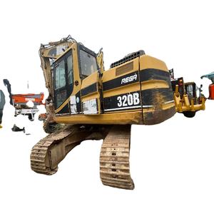 รถขุด CAT 320B มือสอง พร้อมอุปกรณ์หลัก เช่น เครื่องยนต์ ปั๊ม มอเตอร์ เกียร์ ลูกปืน PLC สำหรับงานก่อสร้าง ขาย - Product Image 1