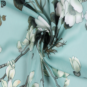 Comfortable <strong>Draping</strong> 75D <strong>Chiffon</strong> Digital Printed Ladies Dress <strong>Fabric</strong> - Product Image 4