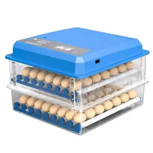 Automatic Temperature Egg Incubator Factory Best Price 16 36 96 Pcs Mini dual power automatic egg turnin Chicken Egg Incubator