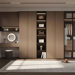 Armoires de chambre à coucher en bois modernes sur mesure en gros, meubles de porte pour chambre à coucher - Product Image 1