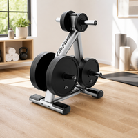 Support de rangement vertical commercial pour plaques de poids, support pour plaques de bumper de 2 pouces, pour entraînement de force en salle de sport